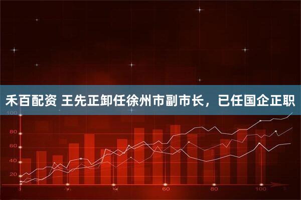 禾百配资 王先正卸任徐州市副市长，已任国企正职